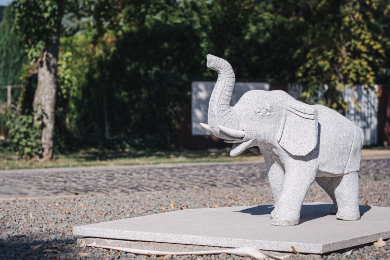 Elefant Figur in Werningshausen (Sömmerda, Thüringen)